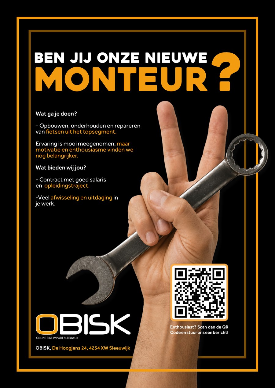Vacature monteur bij Obisk in Sleeuwijk